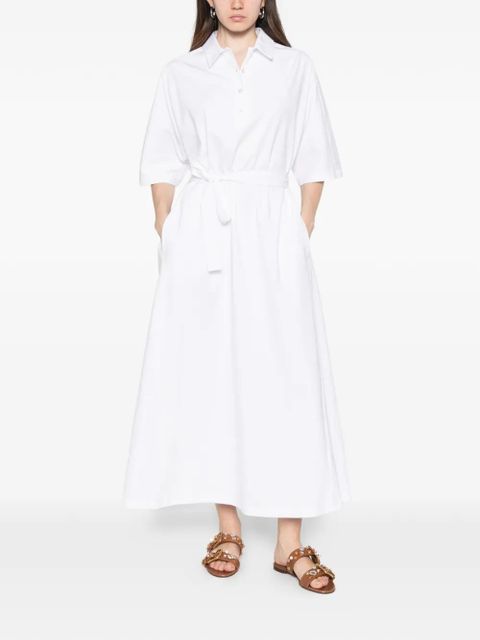 Max Mara polo-collar maxi dress - White - zdjęcie produktu nr 2