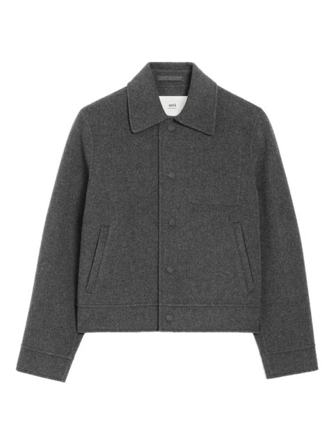 AMI Paris buttoned wool boxy jacket - Grey - zdjęcie produktu nr 1