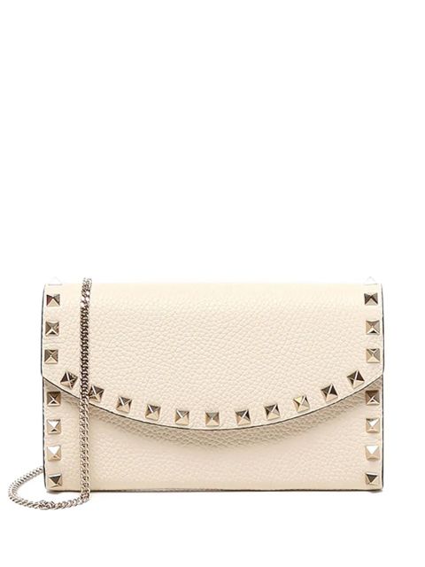Valentino Garavani studded leather wallet - Neutrals - zdjęcie produktu nr 1