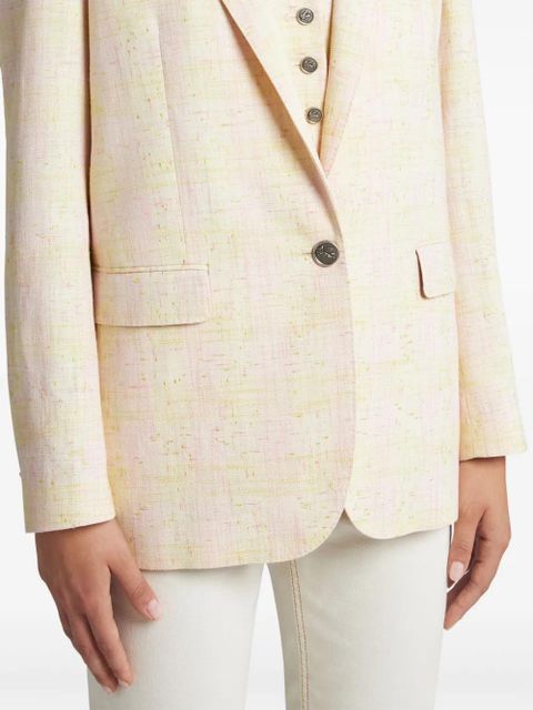 ETRO Pegaso-button blazer - Neutrals