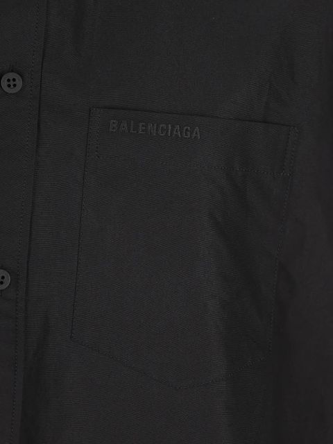 Balenciaga button-up embroidered shirt - Black - zdjęcie produktu nr 2