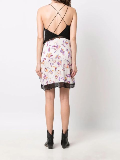 Zadig&Voltaire Cole panelled dress - Neutrals