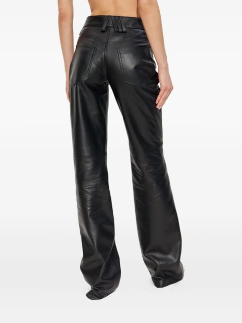The Attico panelled leather trousers - Black - zdjęcie produktu nr 2