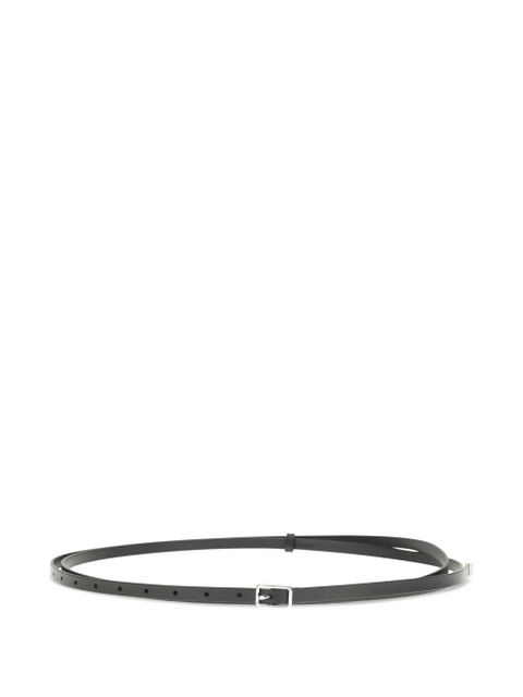 Givenchy double-buckle leather belt - Black - zdjęcie produktu nr 2