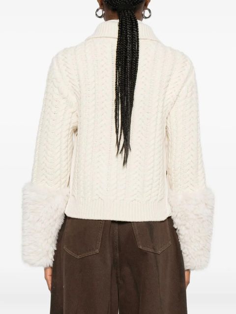 Moncler zip-up cardigan - Neutrals - zdjęcie produktu nr 2