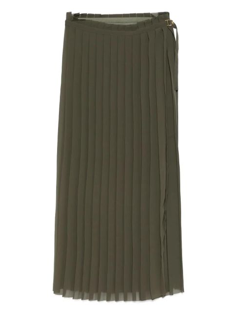 AMI Paris pleated midi skirt - Green - zdjęcie produktu nr 1