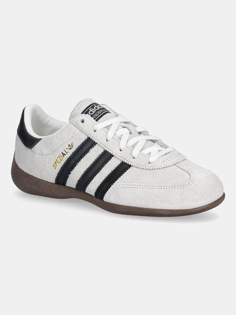 adidas Originals sneakersy skórzane Handball Spezial Lo Pro damskie kolor szary KJ3628 - zdjęcie produktu nr 1