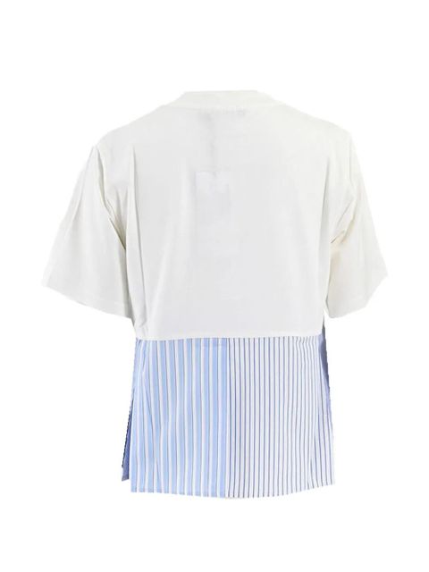 Weekend Max Mara striped crew-neck T-shirt - White - zdjęcie produktu nr 2