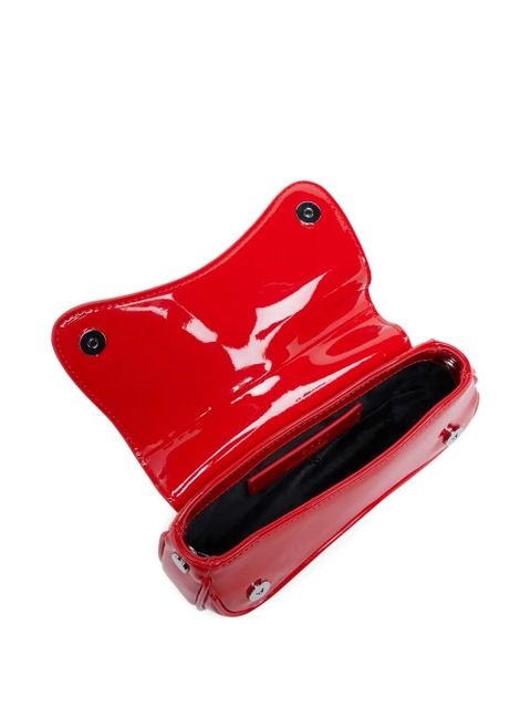 Diesel logo-plaque crossbody bag - Red - zdjęcie produktu nr 2