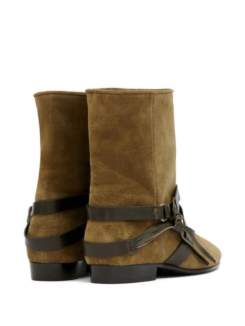ISABEL MARANT Rejen strap boots - Brown