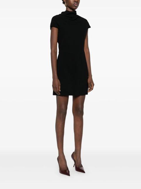 Versace crepe mini dress - Black