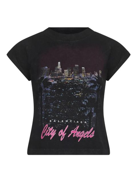 Balenciaga City of Angels T-shirt - Blue - zdjęcie produktu nr 1