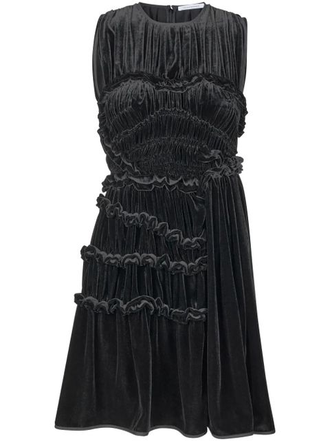 Cecilie Bahnsen Uki pleated midi dress - Black - zdjęcie produktu nr 1
