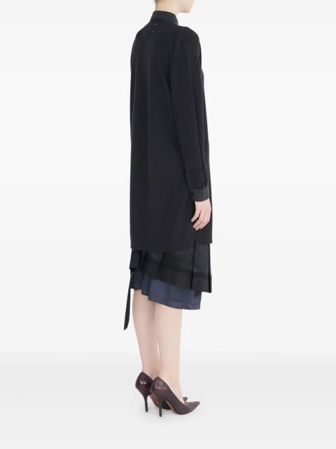 Maison Margiela wool polo top - Blue - zdjęcie produktu nr 2