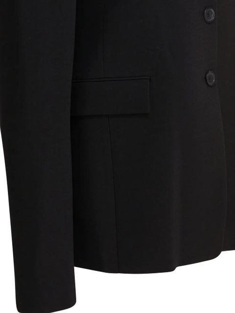 KHAITE button-front tailored jacket - Black