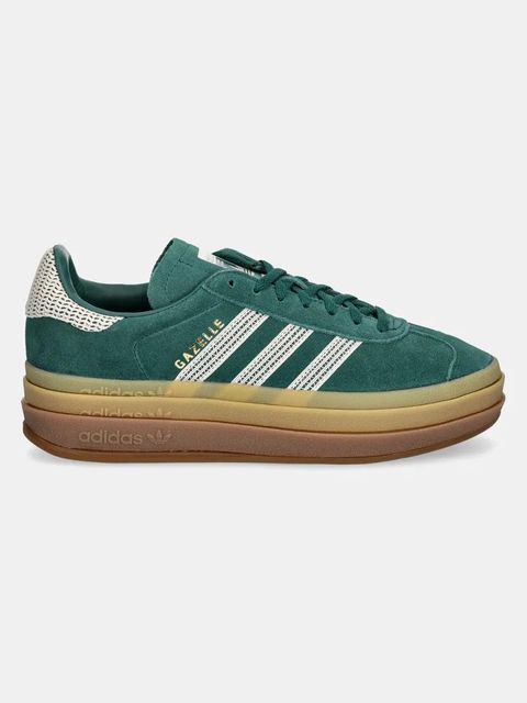 adidas Originals sneakersy zamszowe Gazelle Bold W kolor zielony JS3358 - zdjęcie produktu nr 2