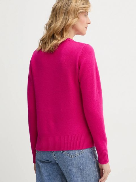 Farm Rio sweter z dodatkiem wełny damski kolor różowy 352085 - zdjęcie produktu nr 2