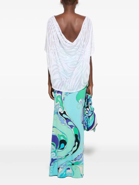 PUCCI abstract-print jersey dress - White - zdjęcie produktu nr 2