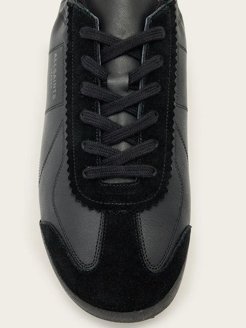 AllSaints sneakersy skórzane Kenny Runner damskie kolor czarny W116FC