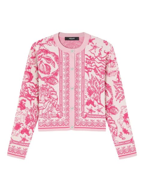 Versace Underwater Barocco cardigan - Pink - zdjęcie produktu nr 1
