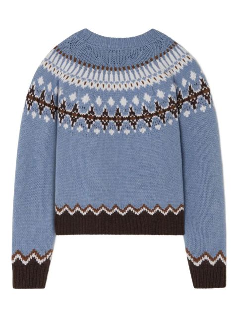 Alanui Sweet Winter wool sweater - Blue