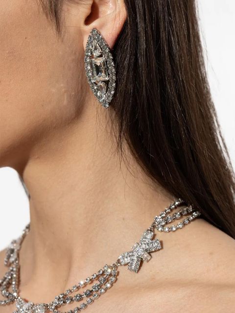 Alessandra Rich crystal bijoux earrings - Silver - zdjęcie produktu nr 2