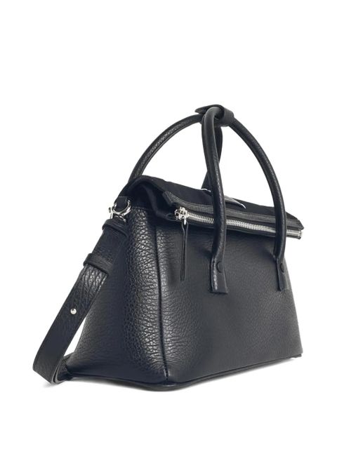 Maison Margiela 5AC East West grain-leather tote bag - Black