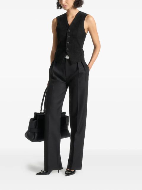 Manière De Voir Julie twin-pleated tailored trousers - Black