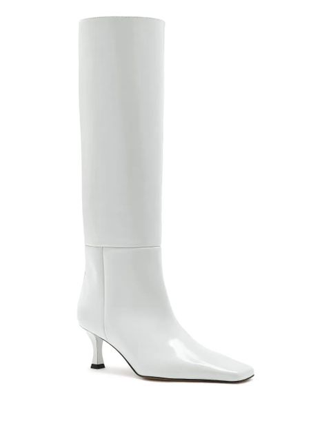 Proenza Schouler Trap leather knee-high boots - White - zdjęcie produktu nr 2