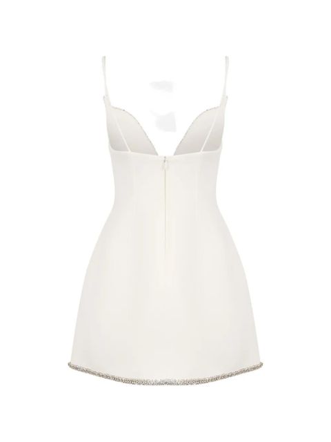 Acler Cranston embellished V-neck mini dress - White - zdjęcie produktu nr 2