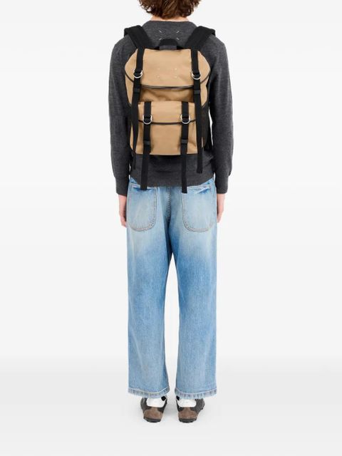 Maison Margiela flap top strapy backpack - Neutrals - zdjęcie produktu nr 2