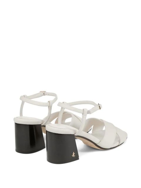 Jimmy Choo 65mm Valla sandals - White