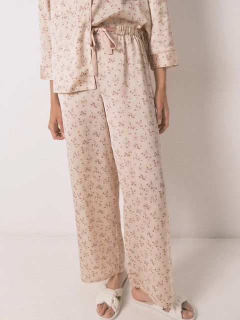 women'secret piżama damska kolor różowy satynowa 2542462