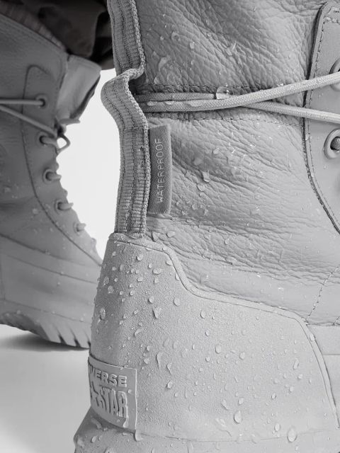 Converse trampki skórzane Chuck Taylor All Star Lugged 2.0 CC kolor szary A12344C