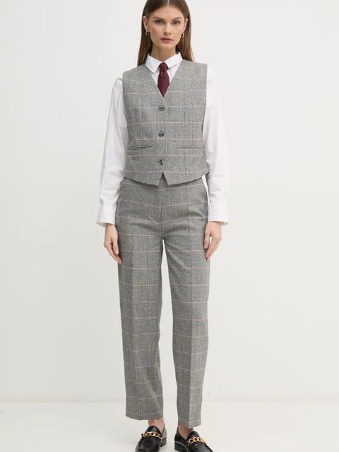 Tommy Hilfiger koszula damska kolor biały regular z kołnierzykiem klasycznym WW0WW44084