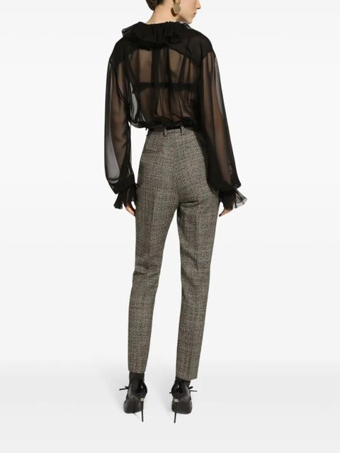 Dolce & Gabbana chiffon blouse - Black - zdjęcie produktu nr 2