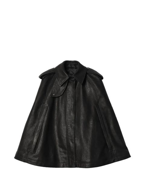 Burberry leather cape - Black - zdjęcie produktu nr 1
