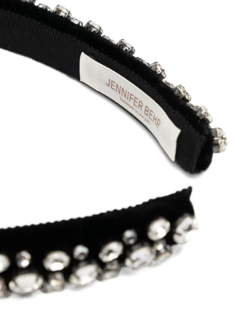Jennifer Behr crystal-embellished headband - Black