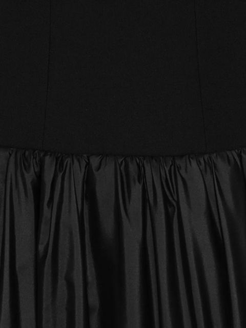 ROTATE BIRGER CHRISTENSEN flower crepe maxi dress - Black