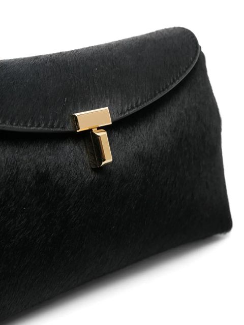 TOTEME T-Lock clutch bag - Black