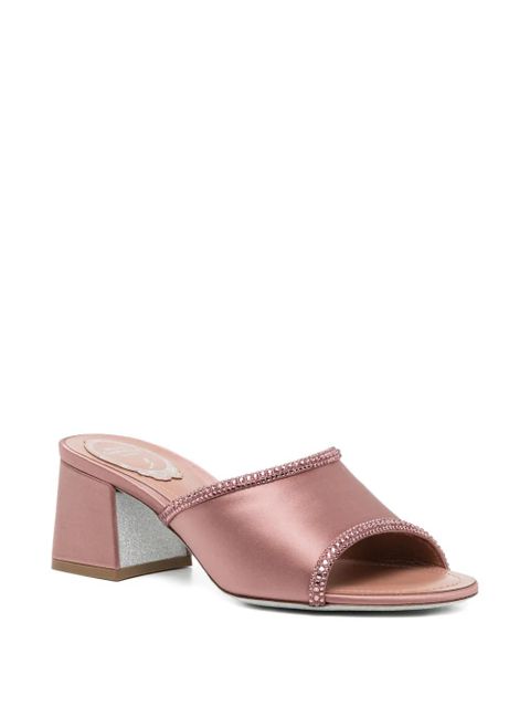 René Caovilla embellished mules - Pink - zdjęcie produktu nr 2