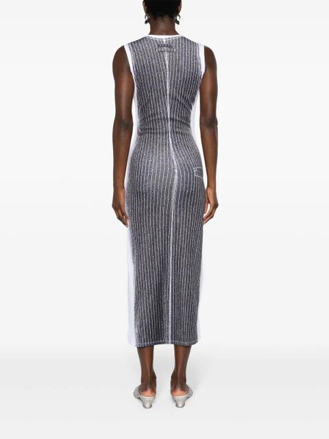 Jean Paul Gaultier Madonna trompe l'oeil midi dress - White