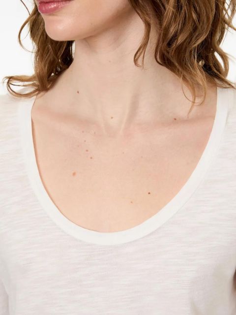 American Vintage Jacksonville long-sleeve scoop-neck T-shirt - White