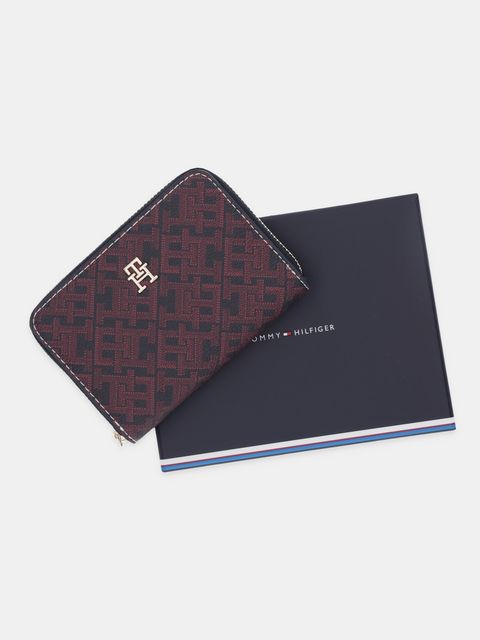 Tommy Hilfiger portfel damski kolor granatowy AW0AW17736