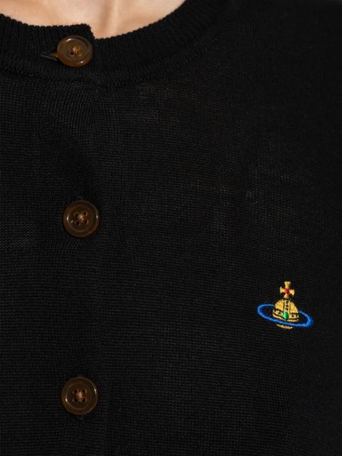 Vivienne Westwood Eli puff-sleeve cardigan - Black