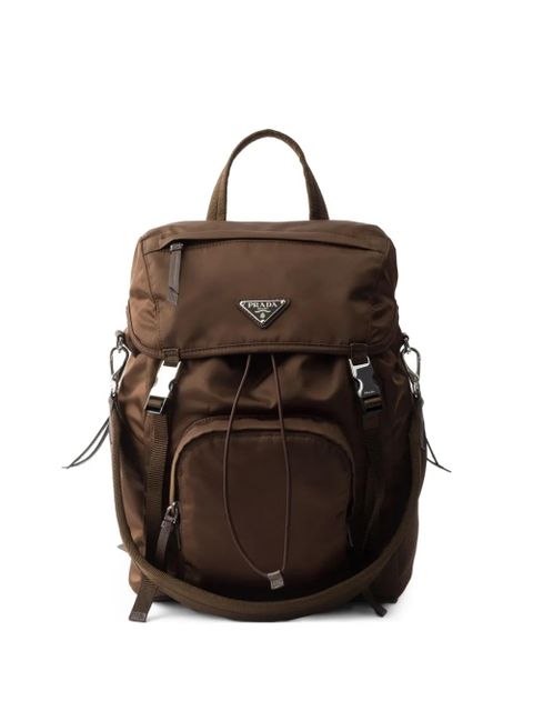Prada logo-detail backpack - Brown - zdjęcie produktu nr 1