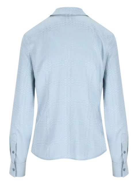 Gucci patterned silk shirt - Blue - zdjęcie produktu nr 2