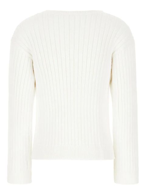 Marni cotton-blend jumper - White - zdjęcie produktu nr 2