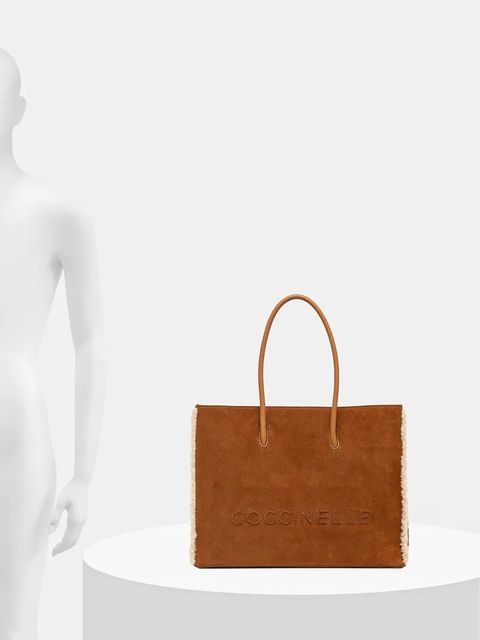 Coccinelle torebka COCCINELLEMYRTHA ECO SHE. kolor brązowy E1 RXK 18 02 01