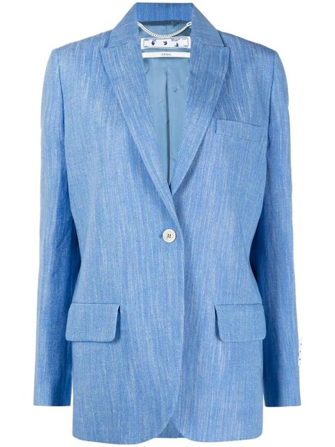 Off-White Tomboy single-breasted blazer - Blue - zdjęcie produktu nr 1